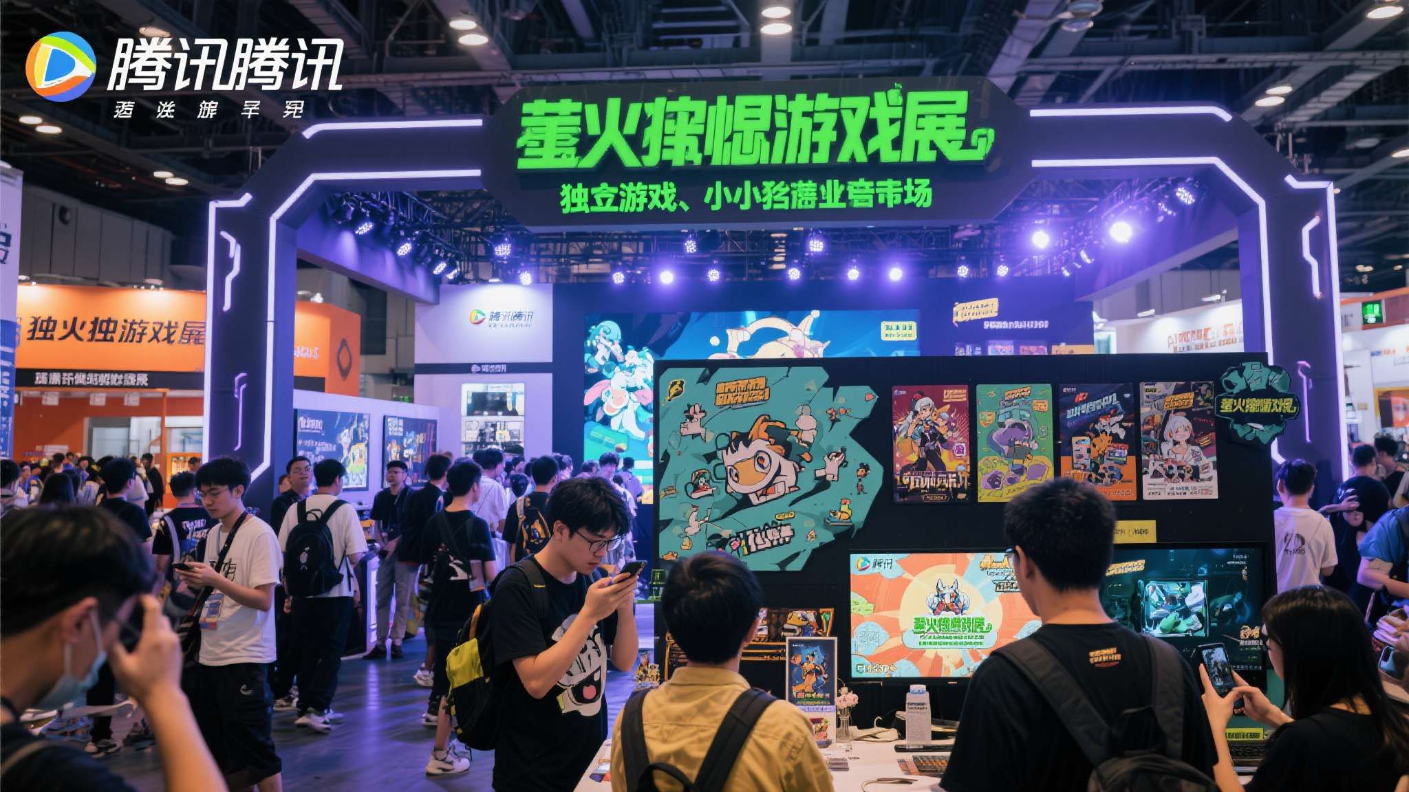 萤火虫游戏展一向是独立游戏、中小团队展示自我的重要舞台，参展作品以创意见长，氛围